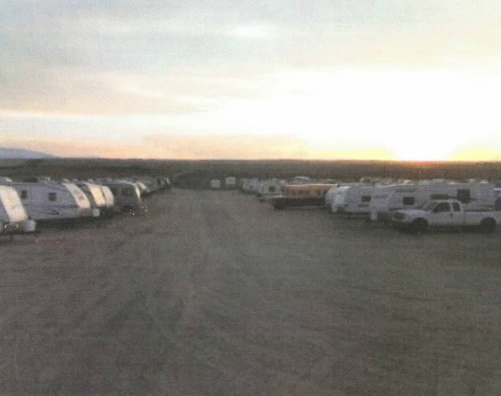 Equipment storage and service yard in Peyton Colorado